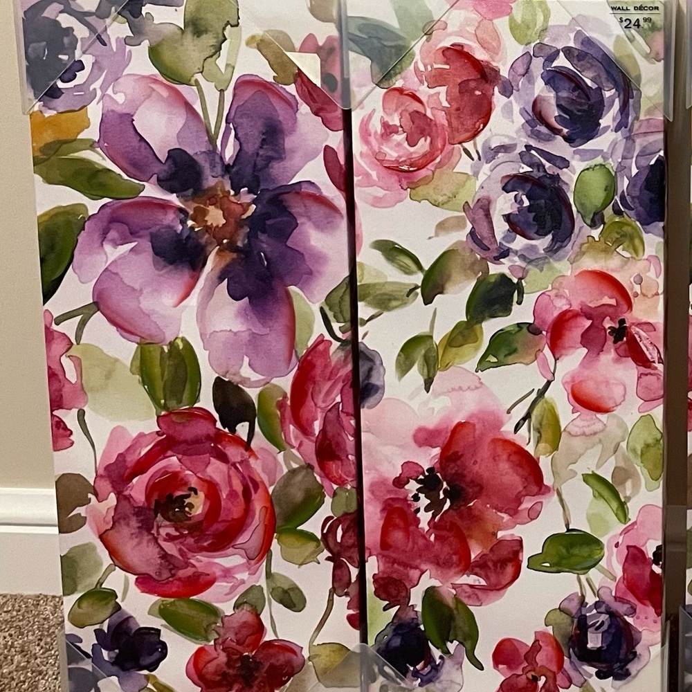 Floral Canvas Art